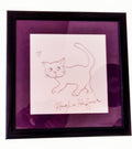 Hugh Hefner Cat Doodle